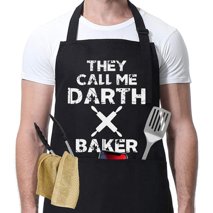 Adjustable Men's Kitchen Apron with Pockets