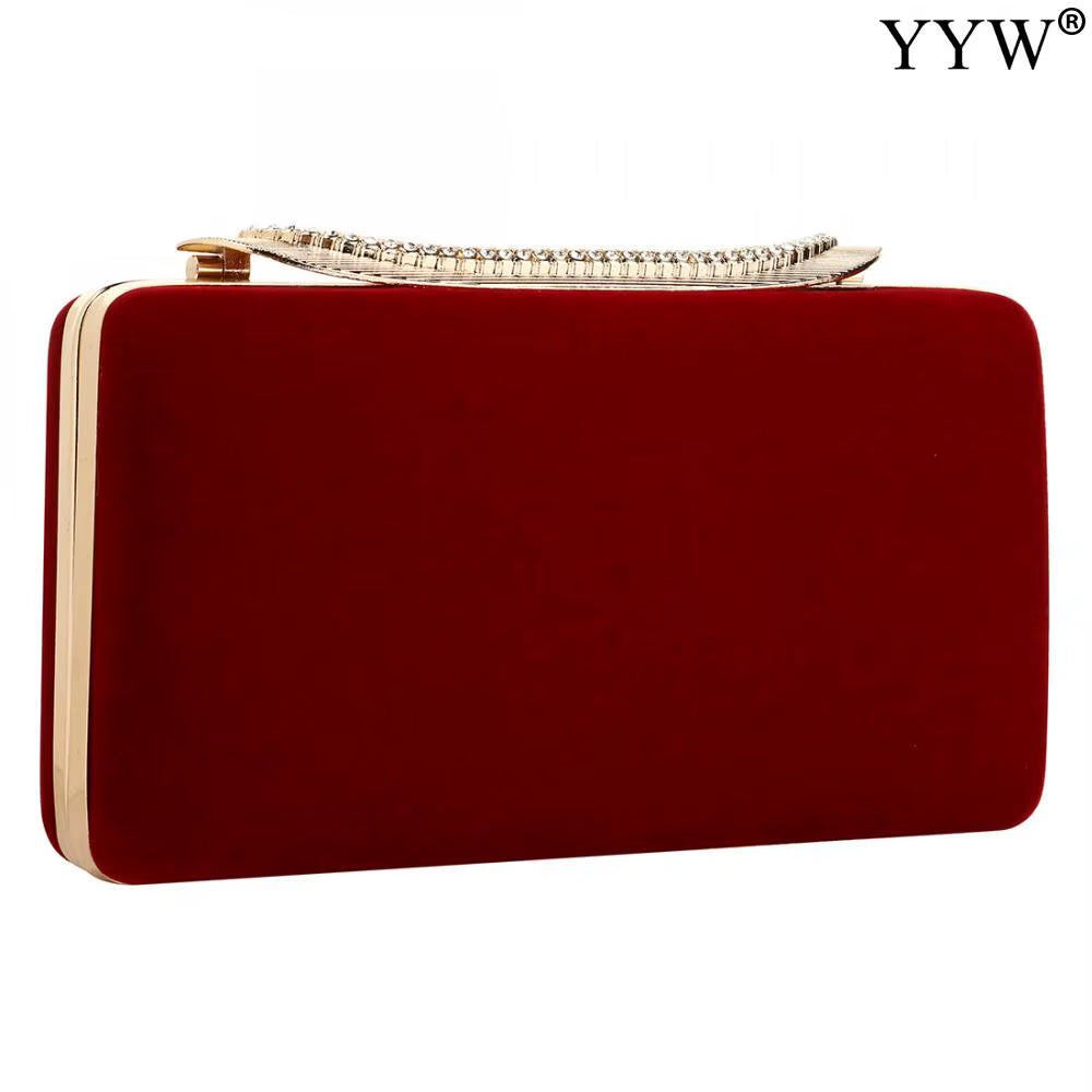 Flannelette Clutch Bag Elegant Luxury Women Bag Shoulder Handbags Ladies Wedding Party Pouch Evening Clutch Bags Bolsa Feminina